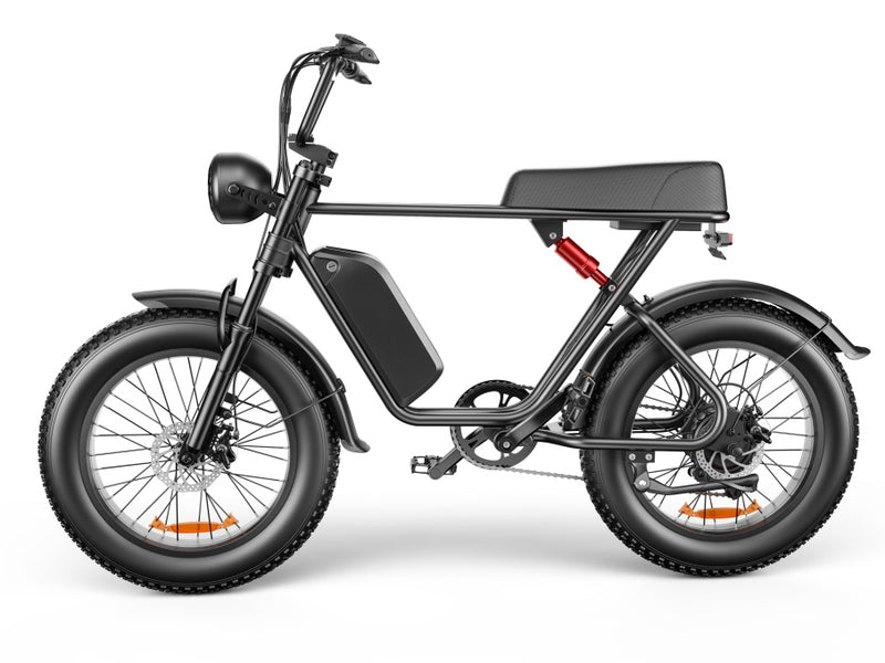 High-Performance 20" Electric Fat Tire Bike - 48V 1000W Motor, 70KM Range