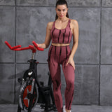 Premium Quick-Dry High-Waist Tie-Dye Athletic Set - Women's Performance Gym Wear