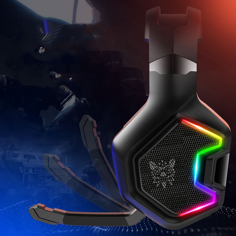 Professional Gaming Headset with Microphone - Wired Over-Ear Headphones