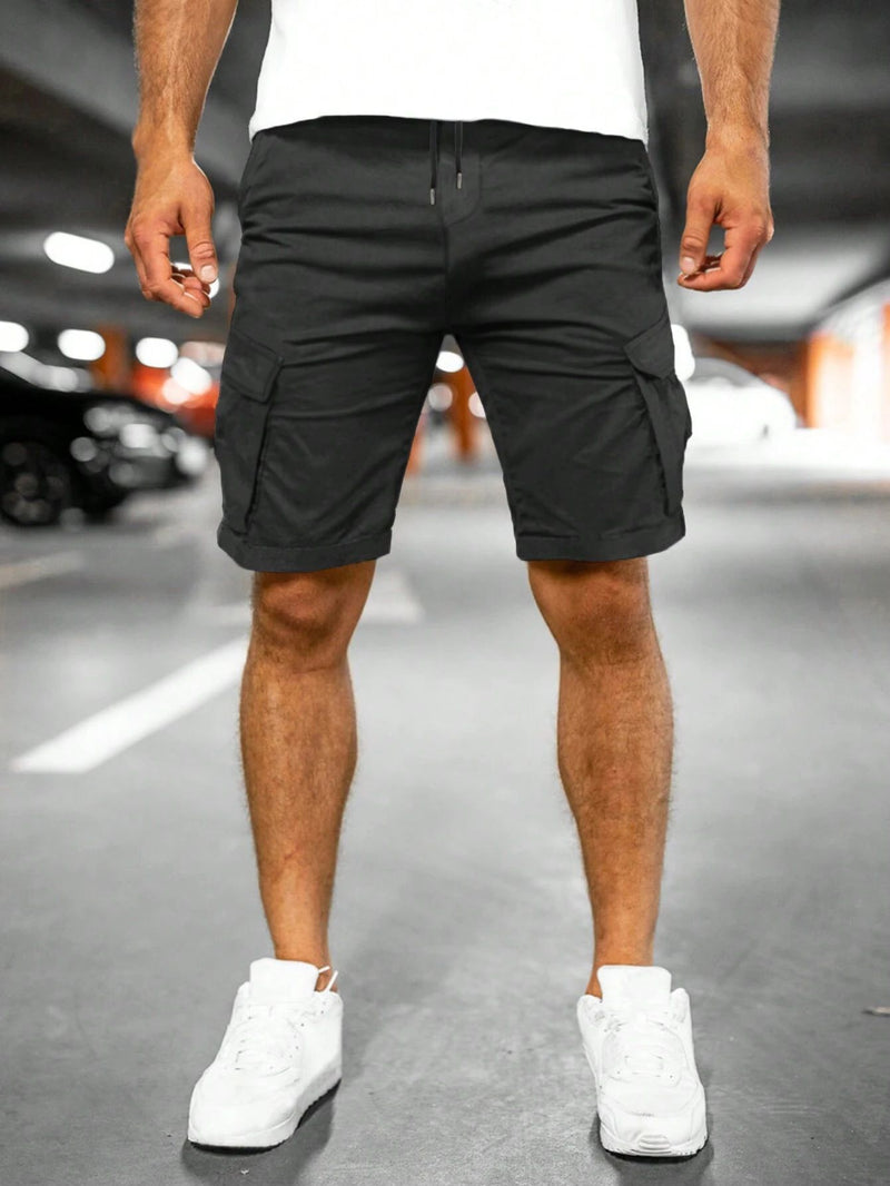 Stylish Men's Woven Five-Point Shorts - Casual Summer Pants