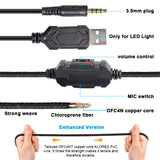 Professional Gaming Headset with 3D Surround Sound & Active Noise Cancellation