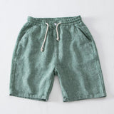 Premium Men's Linen Tapered Pants - Summer Lightweight High Waist Trousers