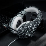 Professional Gaming Headset with Microphone - Camouflage Design for PS4, PC & Mobile