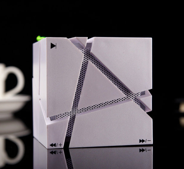 Innovative Cube Bluetooth Speaker with Colorful LED Lights - Wireless Subwoofer
