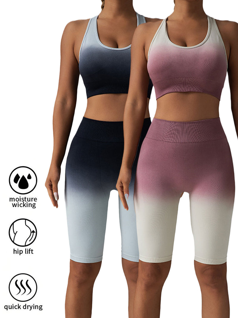 2-Pack Premium Scrunch Butt Lifting Workout Shorts - High Waisted Seamless Yoga & Gym Biker Shorts for Women