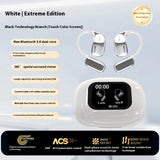 Advanced Wireless Sports Earbuds with Full-Color Touch Screen Display