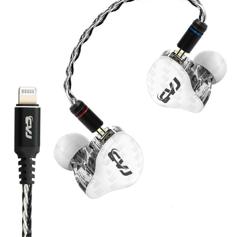 Lightning Interface Ring Iron HiFi In-Ear Headphones - Professional Audio Experience