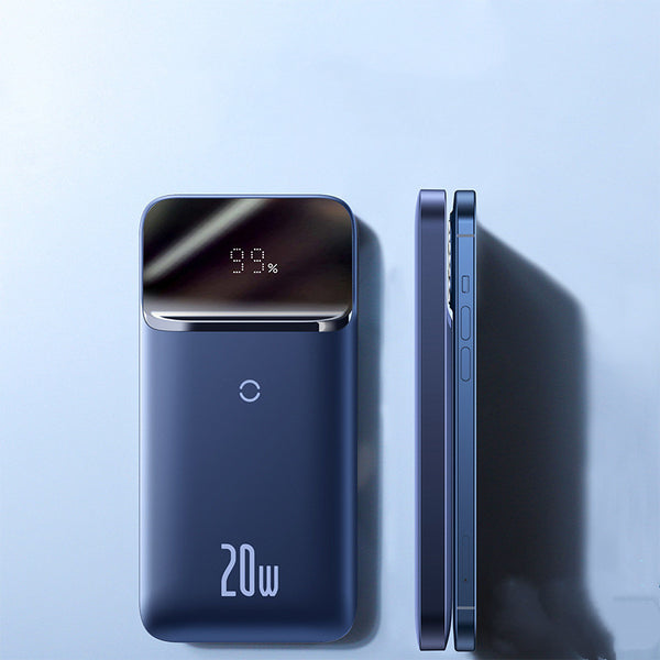 Baseus Magnetic Wireless Power Bank 10000mAh - Ultra-Thin Fast Charging Compatible with iPhone 12/13