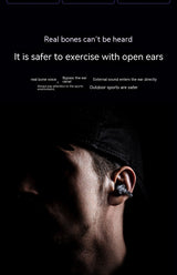 Revolutionary Bone Conduction Wireless Bluetooth Headset - Clip-On Design