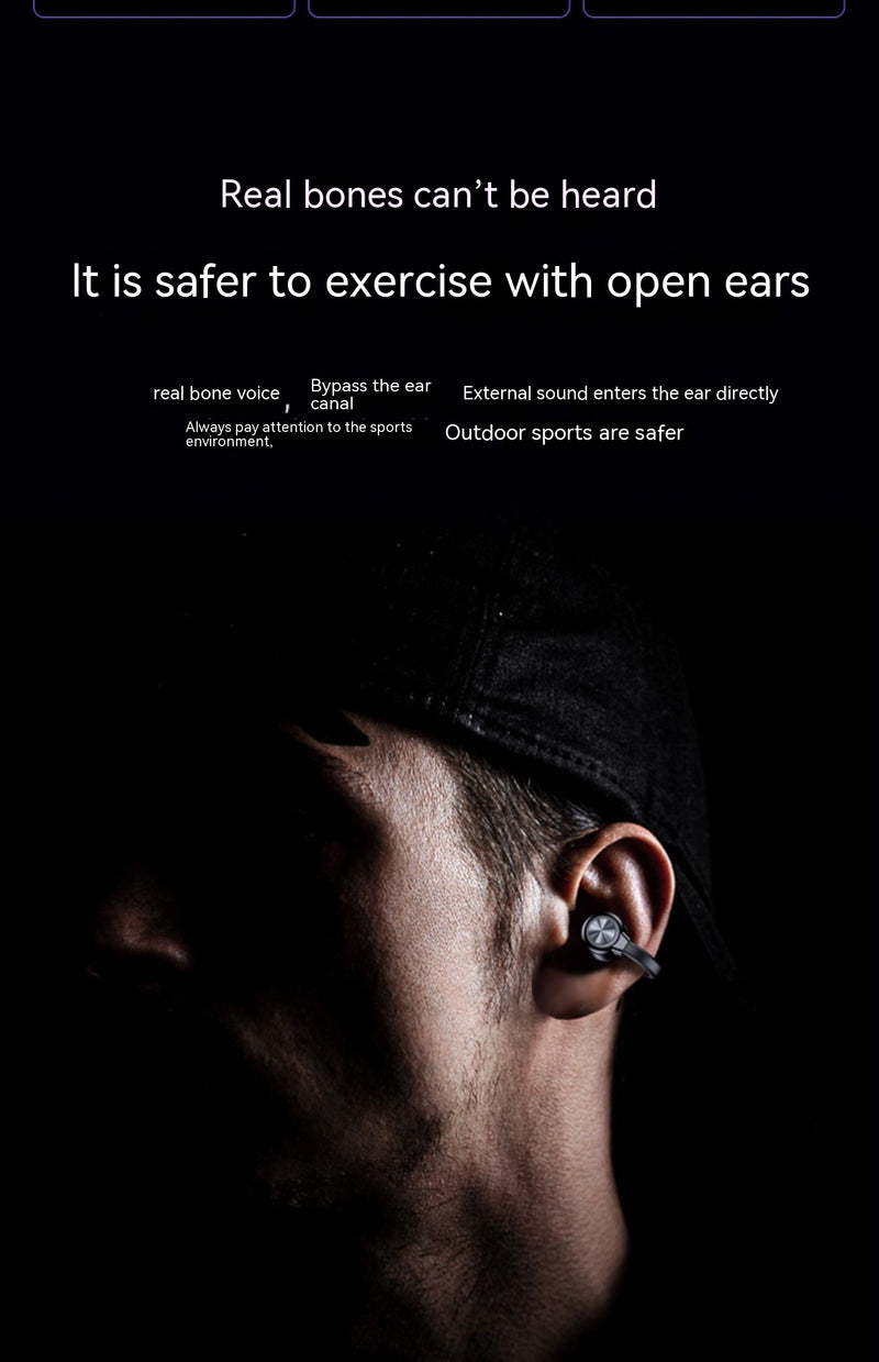 Revolutionary Bone Conduction Wireless Bluetooth Headset - Clip-On Design