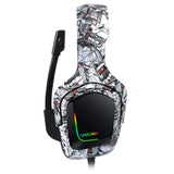 Wireless Bluetooth Camouflage Gaming Headphones - Premium Sound Quality