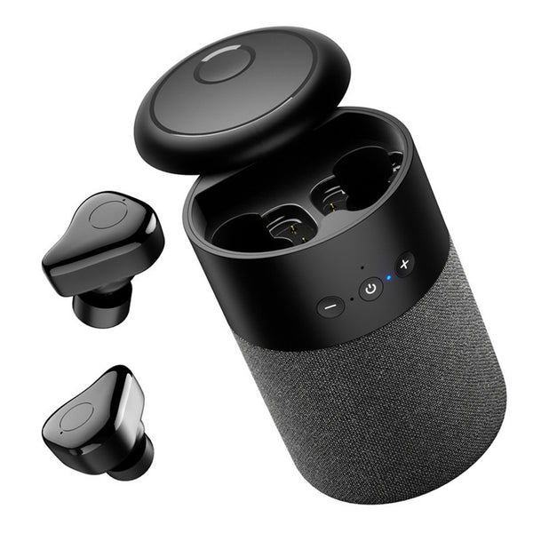 Wireless B20 Bluetooth 5.0 Speaker Headset Combo - Portable Audio System with 6-Hour Battery