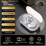 Wireless Bluetooth Bone Conduction Headphones - Open-Ear Sports Earbuds with Noise Reduction
