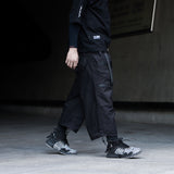 Stylish Wide-Leg Cropped Casual Trousers - Comfortable Loose Fit for Teenagers