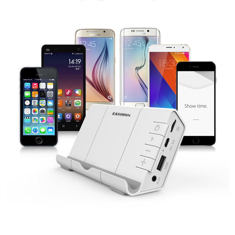 Portable Mini Bluetooth Speaker with Card Slot - Compact Subwoofer Sound System