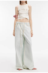 Luxury Brand Same Version Turkish Imported Washed Jeans Spring and Summer