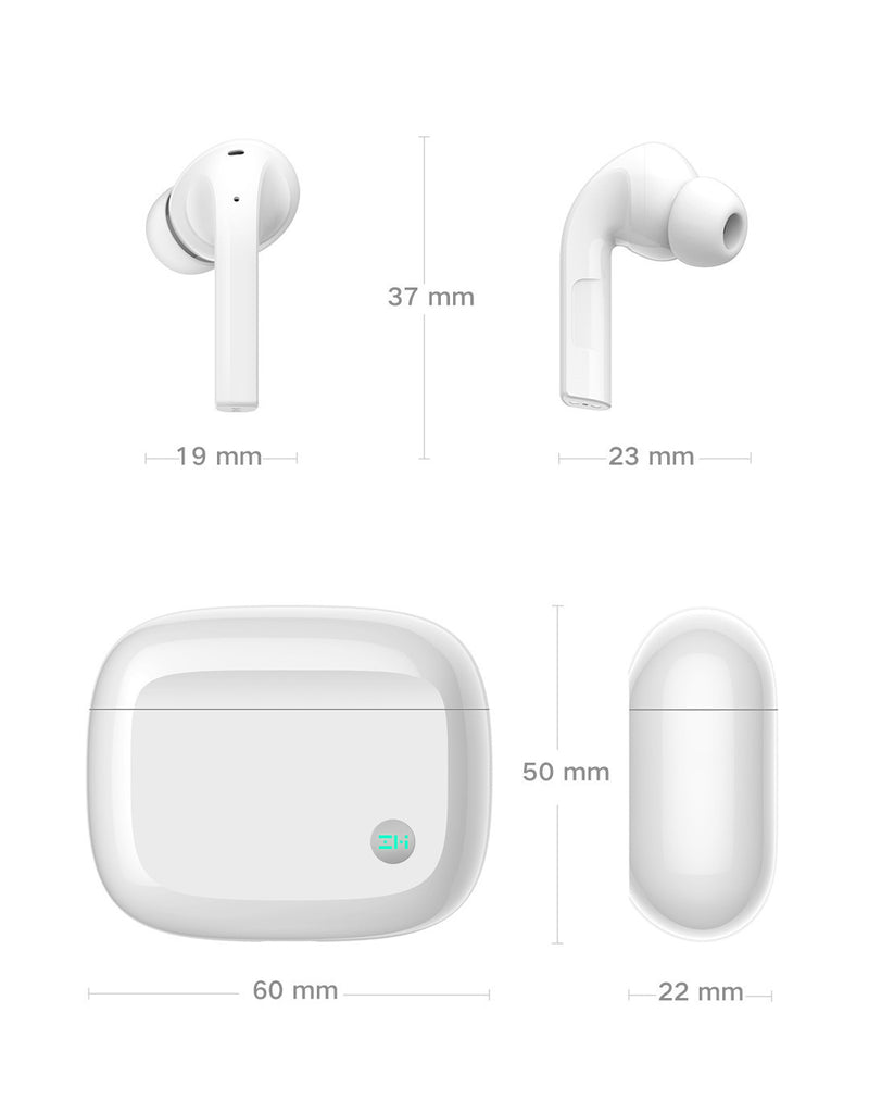 PurPodsPro Wireless Earbuds - Waterproof Bluetooth 5.2 Noise Cancelling Headphones