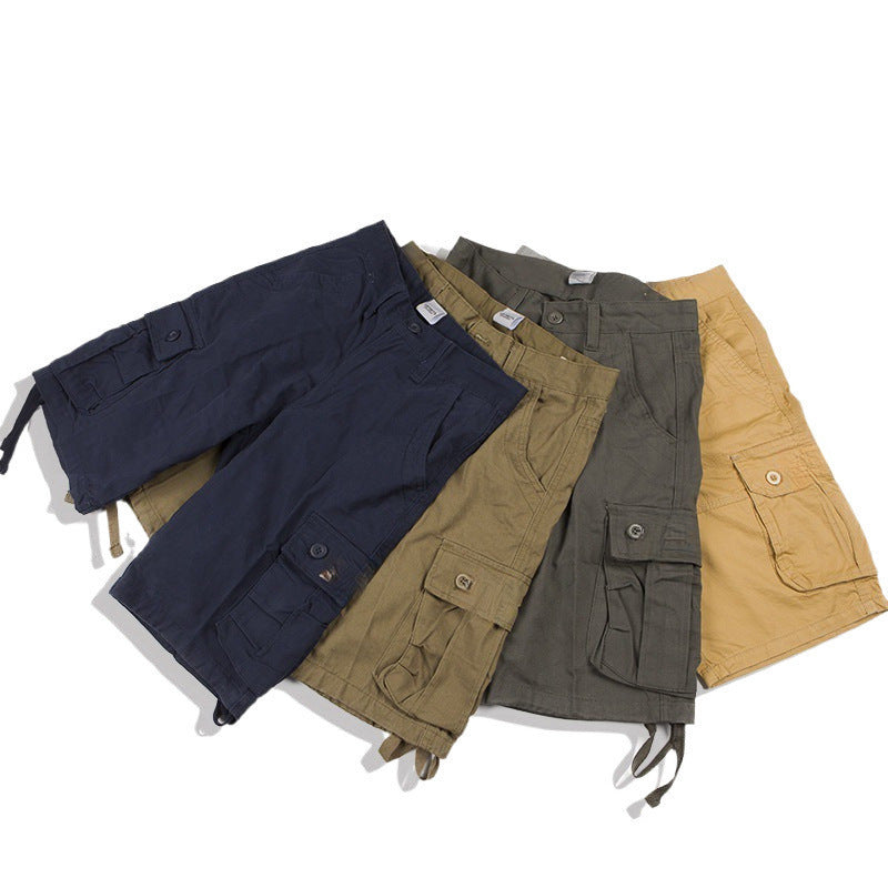 Japanese Style Casual Cargo Pants - Men's Trendy Overalls with Multiple Pockets