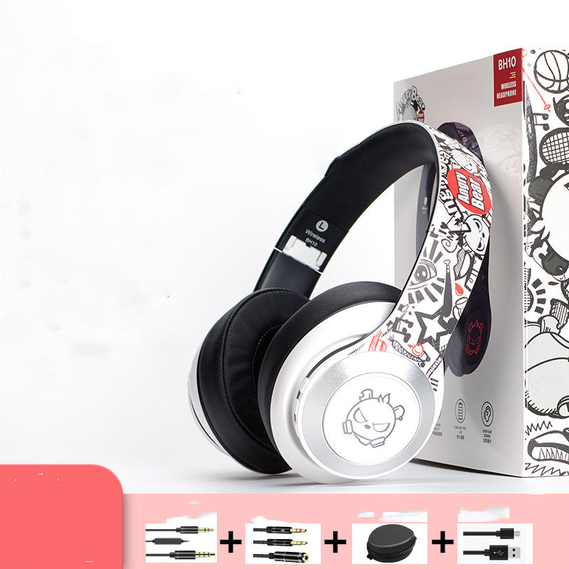 Wireless Bluetooth Headphones - Premium Noise Cancelling Over-Ear Headset with Ultra-Long Battery Life