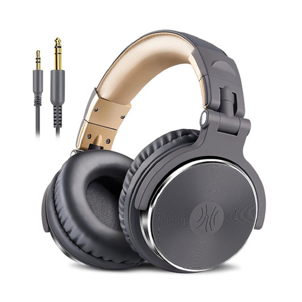 Professional Wired Headphones with Large Comfortable Earmuffs - Premium Audio Experience