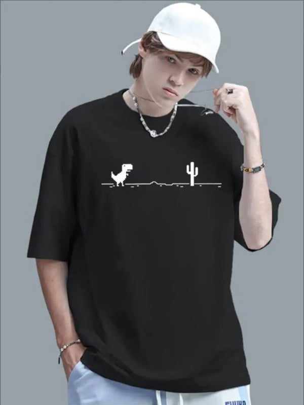 Premium Men's Short-Sleeve T-Shirt - Comfortable Polyester Blend