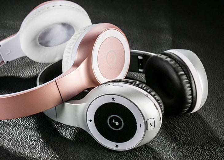Wireless Bluetooth Headphones T8 - HIFI Sports Headset with MP3 Card Support