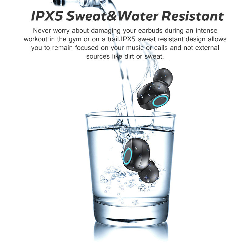 Premium Wireless Sports Bluetooth Headset - Sweatproof Earbuds for Active Lifestyle