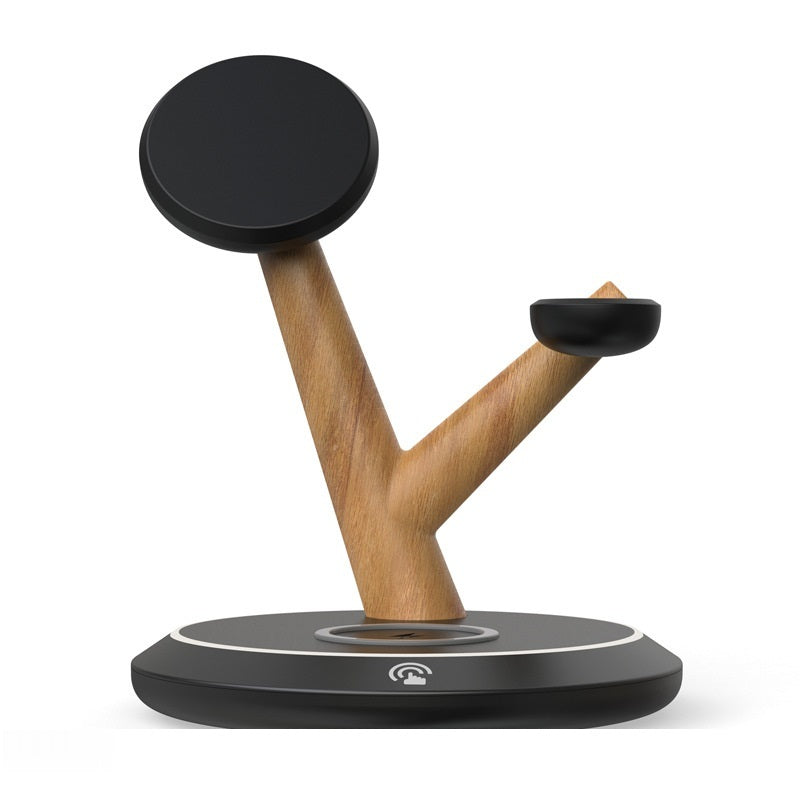 4-in-1 Magnetic Wireless Charging Station - Universal Stand for Phone, Watch & Earbuds