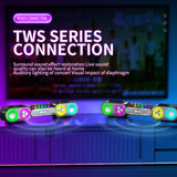 Luminous RGB Gaming Bluetooth Speaker - Wireless E-Sports Audio with Colorful LED Lights