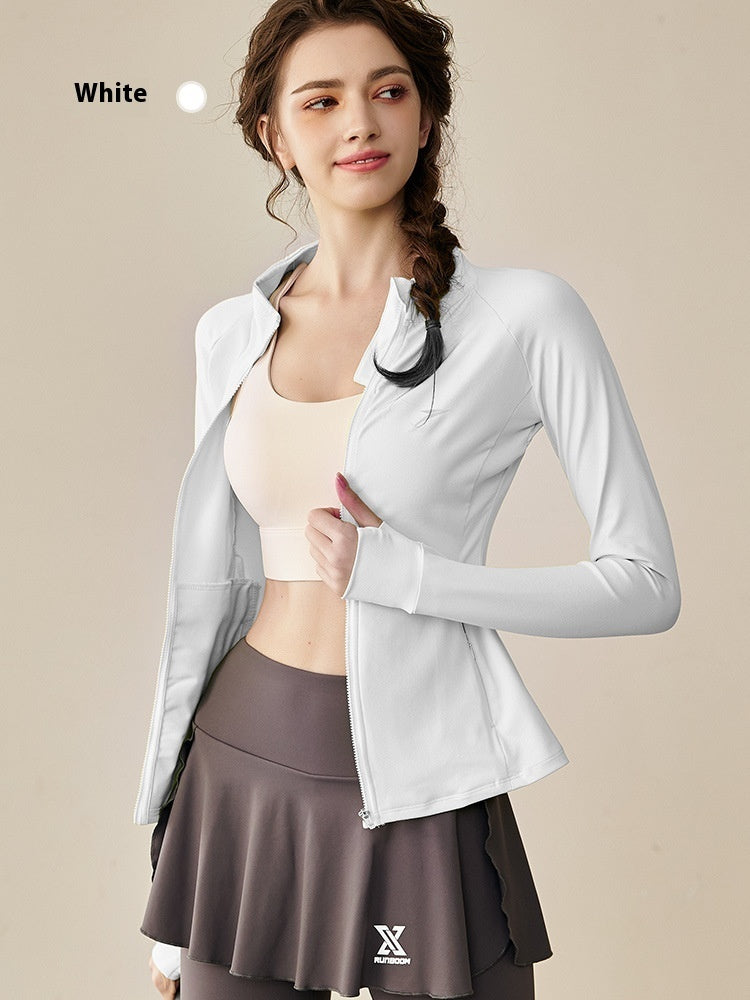 Premium Women's Athletic Yoga Set - Long Sleeve Running & Tennis Suit