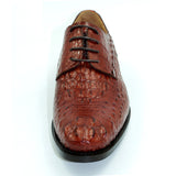 Premium Men's Handcrafted Crocodile Leather Oxford Shoes - Goodyear Welted Dress Shoes