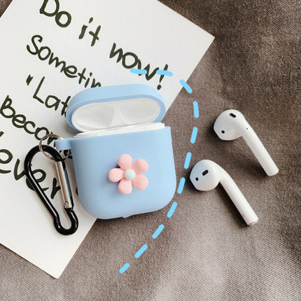 Adorable Daisy AirPods Case - Cute Floral Protective Cover for Apple AirPods