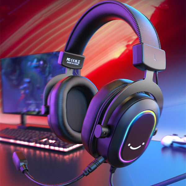 Professional Gaming Headset with Crystal Clear Microphone - Wired Audio Excellence