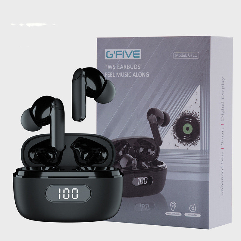 Wireless Bluetooth 5.0 Earbuds with Digital Display - Premium Stereo Sound & 4.5H Playtime