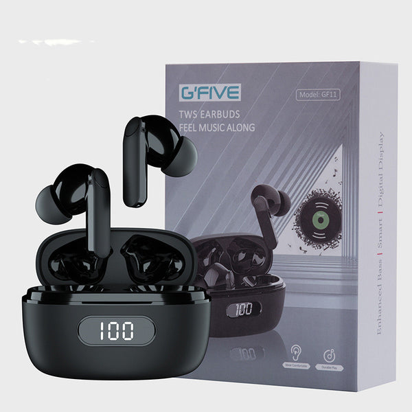 Wireless Bluetooth 5.0 Earbuds with Digital Display - Premium Stereo Sound & 4.5H Playtime