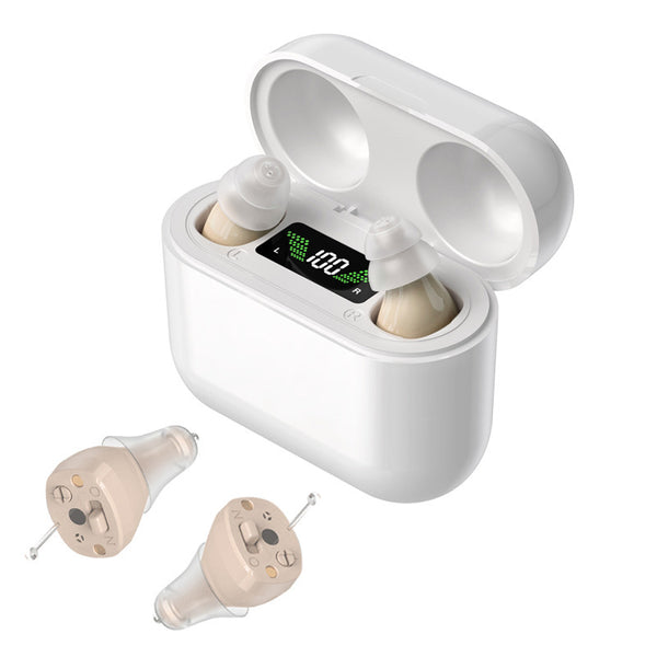 Advanced Digital Hearing Amplifier - Rechargeable Sound Collector with 12+ Hour Battery