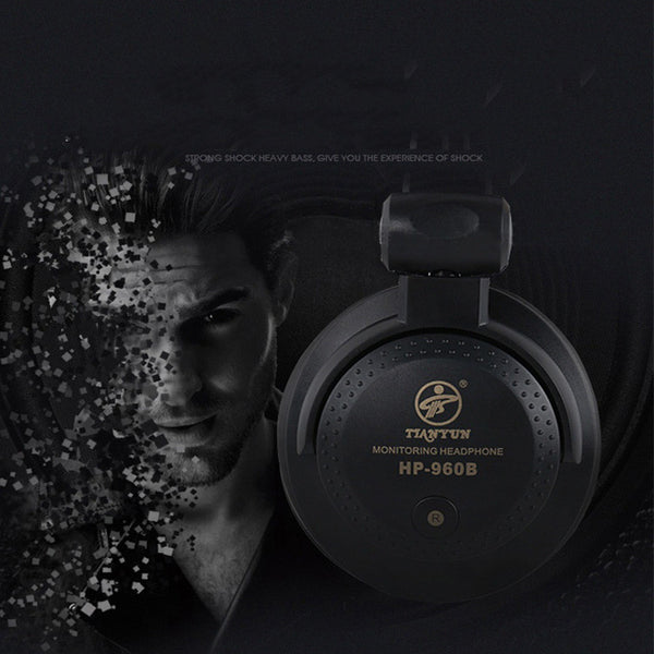 Professional Studio Monitor Headphones - Tianyun HP-960B Electronic Piano Headset