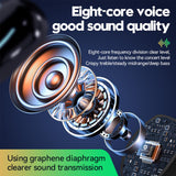 Premium Bluetooth 5.3 Wireless Earbuds - IPX5 Waterproof Sport Headphones with Microphone