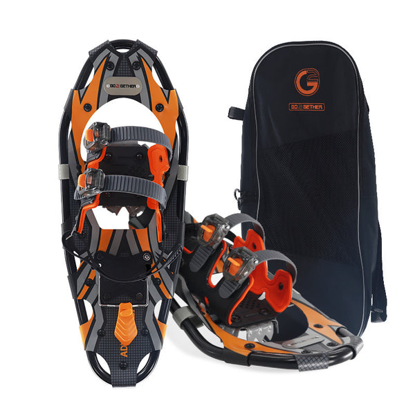 Exceptional Aluminum Alloy Adjustable Snowshoes - Professional One-Size Hiking Equipment
