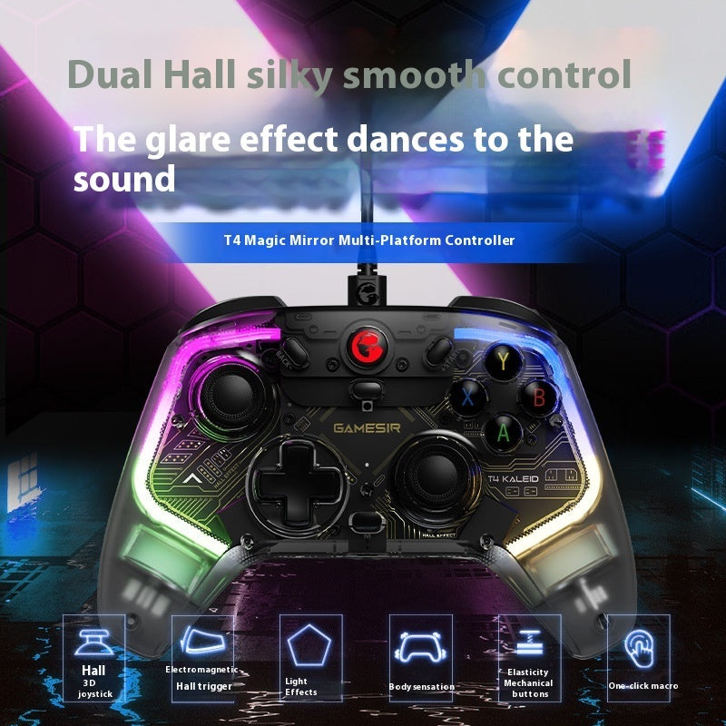 Professional Gaming Controller - Wired Hall Effect Joystick for Ultimate Gaming Experience