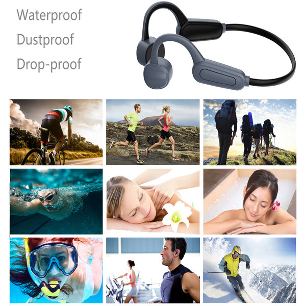 AquaBeats Pro - IPX8 Waterproof Swimming Headphones with 16GB Storage & Bluetooth 5.0
