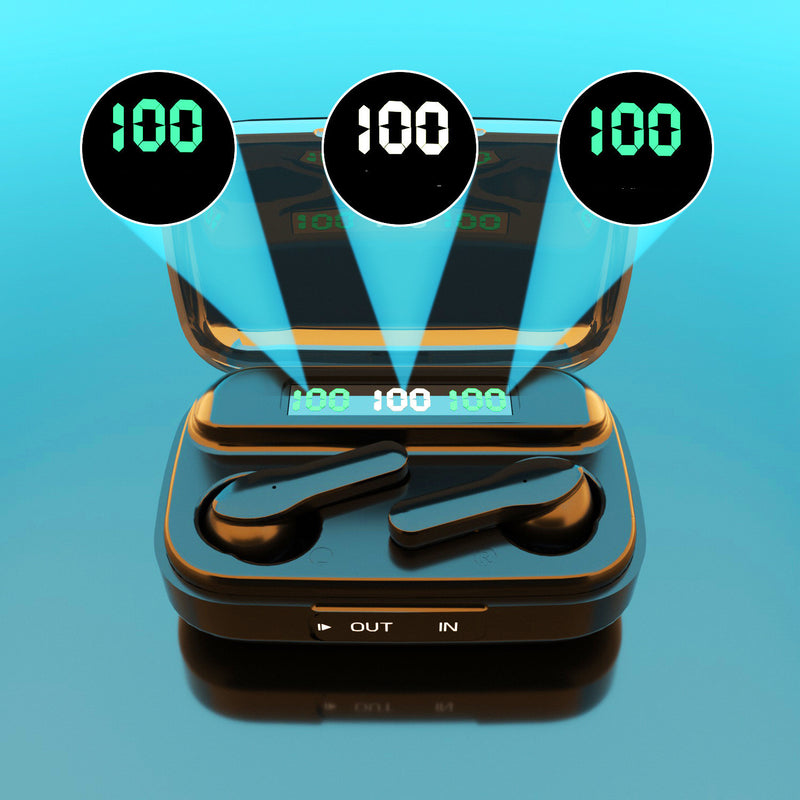 Advanced Bluetooth 5.0 Wireless Earbuds with Touch Control & Digital Display