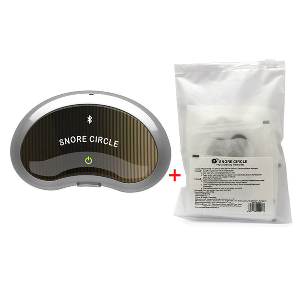 Advanced Anti-Snoring Sleep Solution - Smart Electronic Muscle Stimulator with 20 Conductive Strips