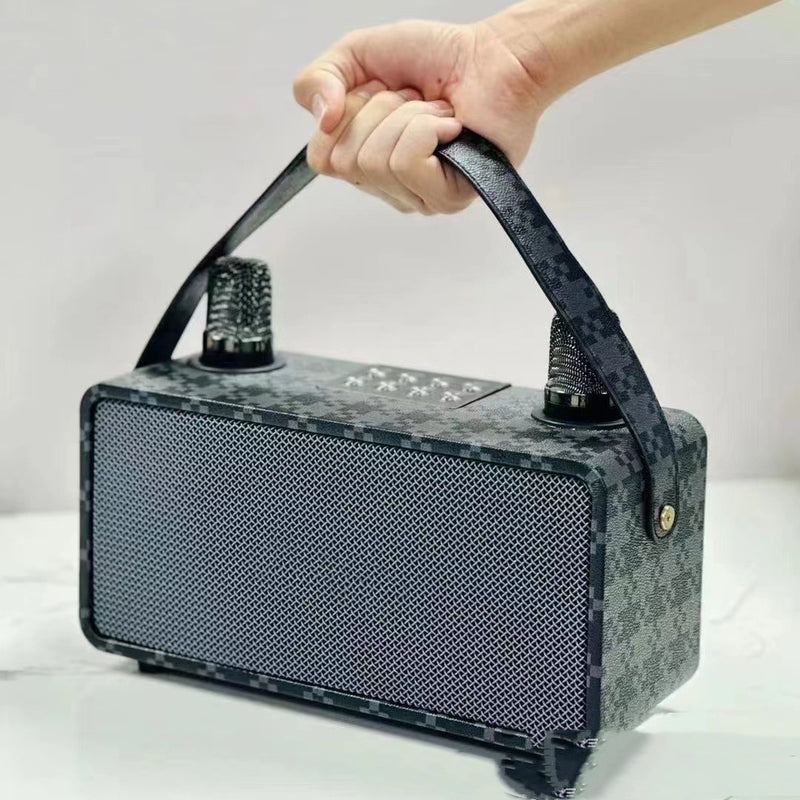 Premium Wireless Bluetooth Karaoke Speaker - High Power Portable Audio System with Microphone