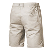 Casual Cotton Cropped Pants - Straight Slim Fit Men's Summer Shorts