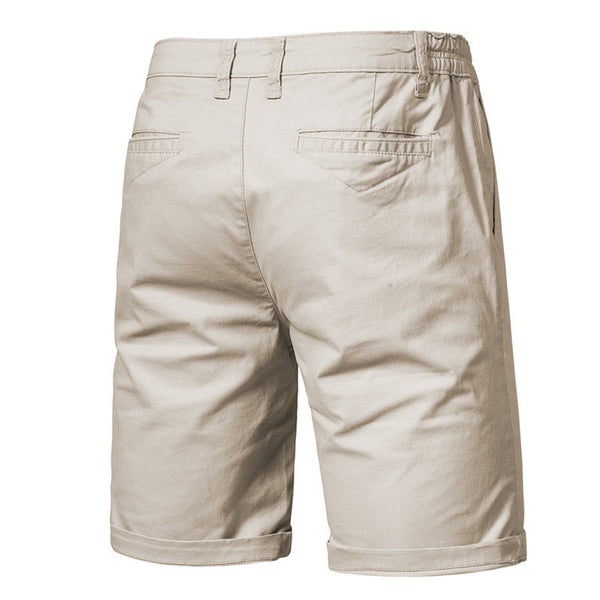 Casual Cotton Cropped Pants - Straight Slim Fit Men's Summer Shorts