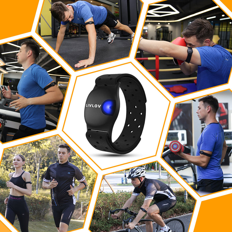 Professional Waterproof Heart Rate Monitor - V9 Sports Fitness Tracker for Basketball, Football & Running