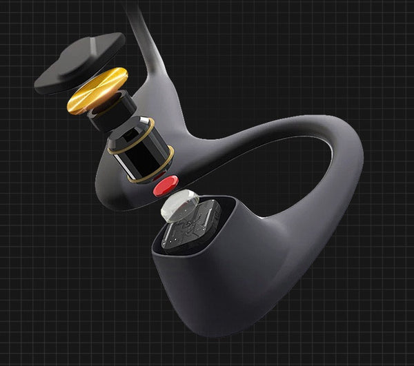 Waterproof Bluetooth 5.0 Sports Headphones - Over-Ear Wireless Stereo Headset