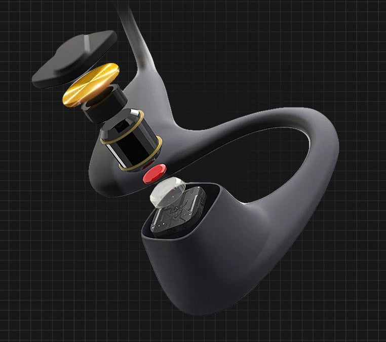 Waterproof Bluetooth 5.0 Sports Headphones - Over-Ear Wireless Stereo Headset
