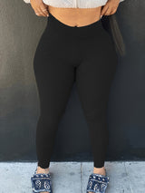 Premium Comfort Plus Size Solid Color Leggings - Q2 Collection